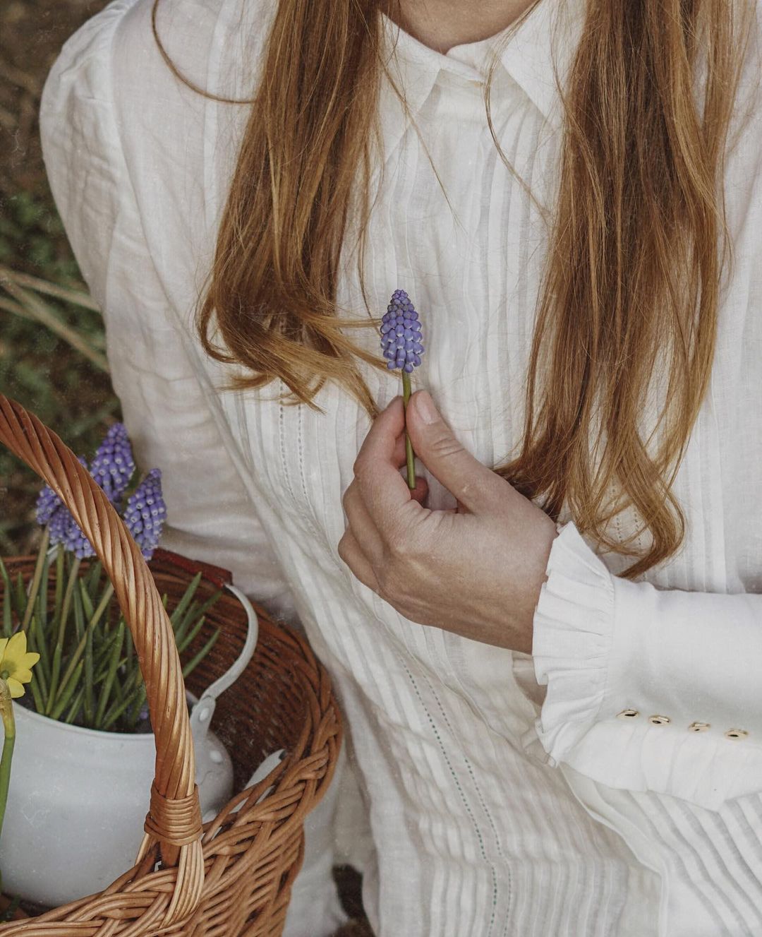 JO MARCH ACCORDION PLEATED LINEN SHIRT