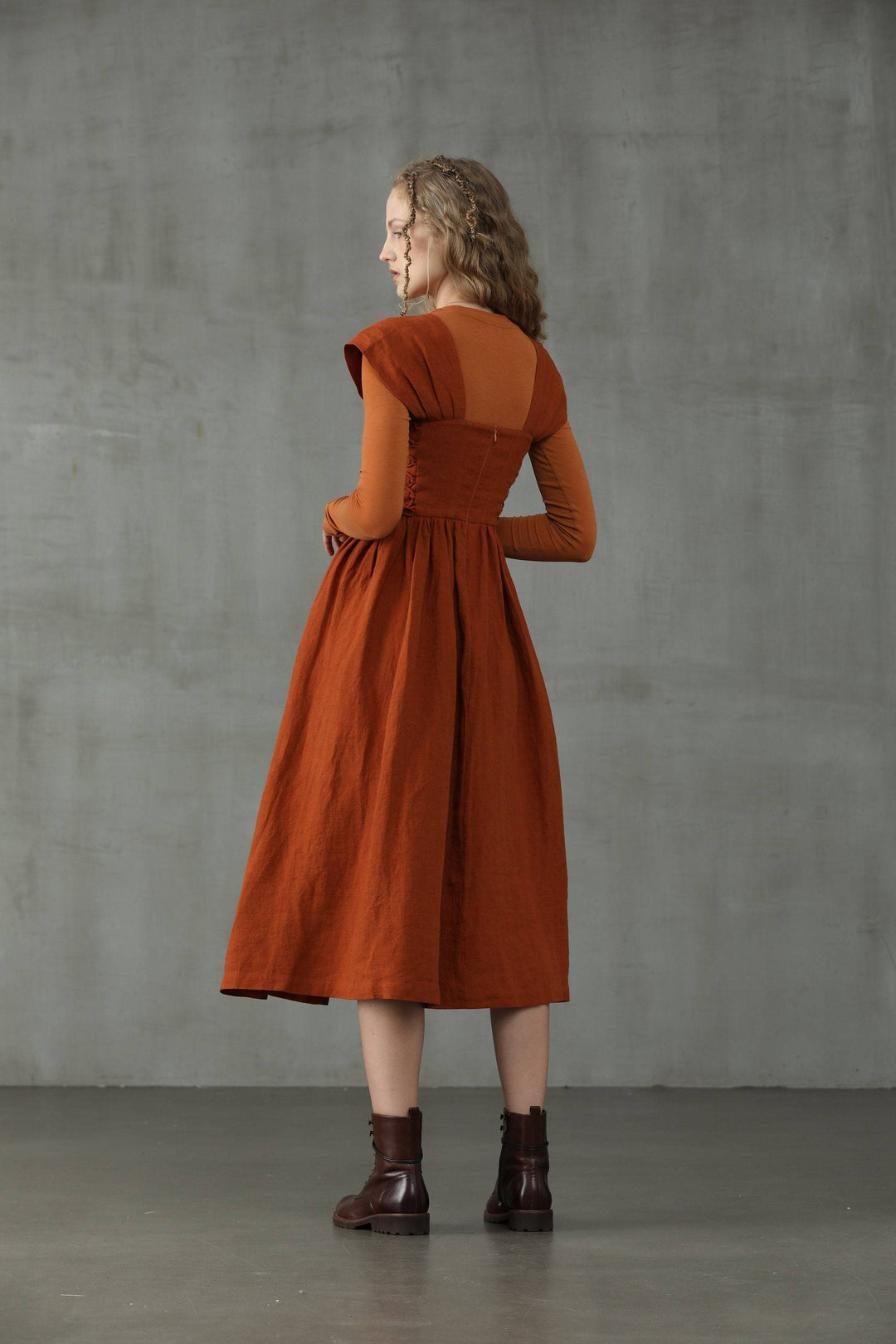 GLORY FRONT LACE-UP DRESS