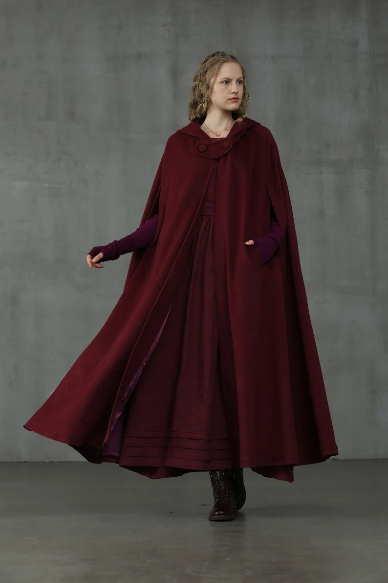OUTLANDER 100% WOOL CLOAK COAT