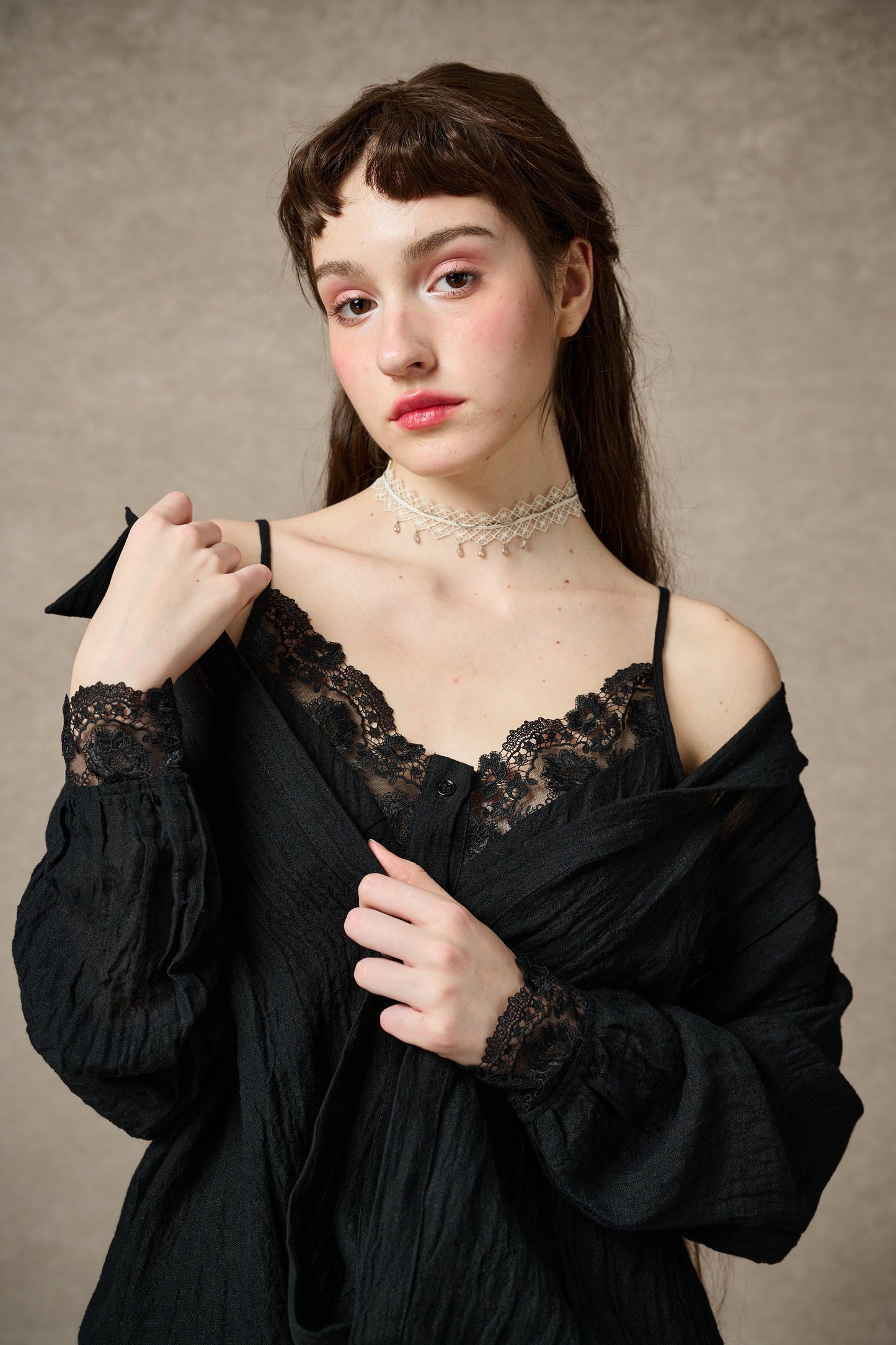 TIFFANY LINEN LAYERS SHIRT