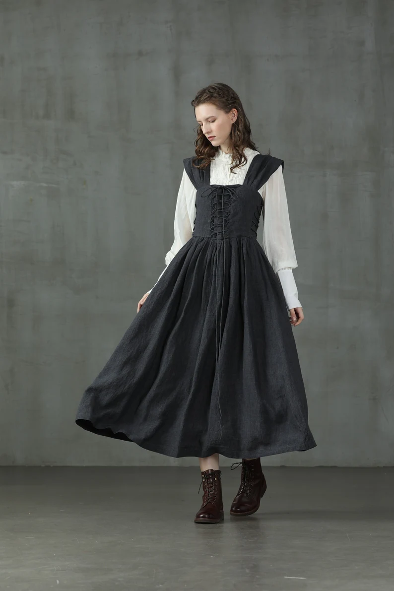 GLORY FRONT LACE-UP DRESS