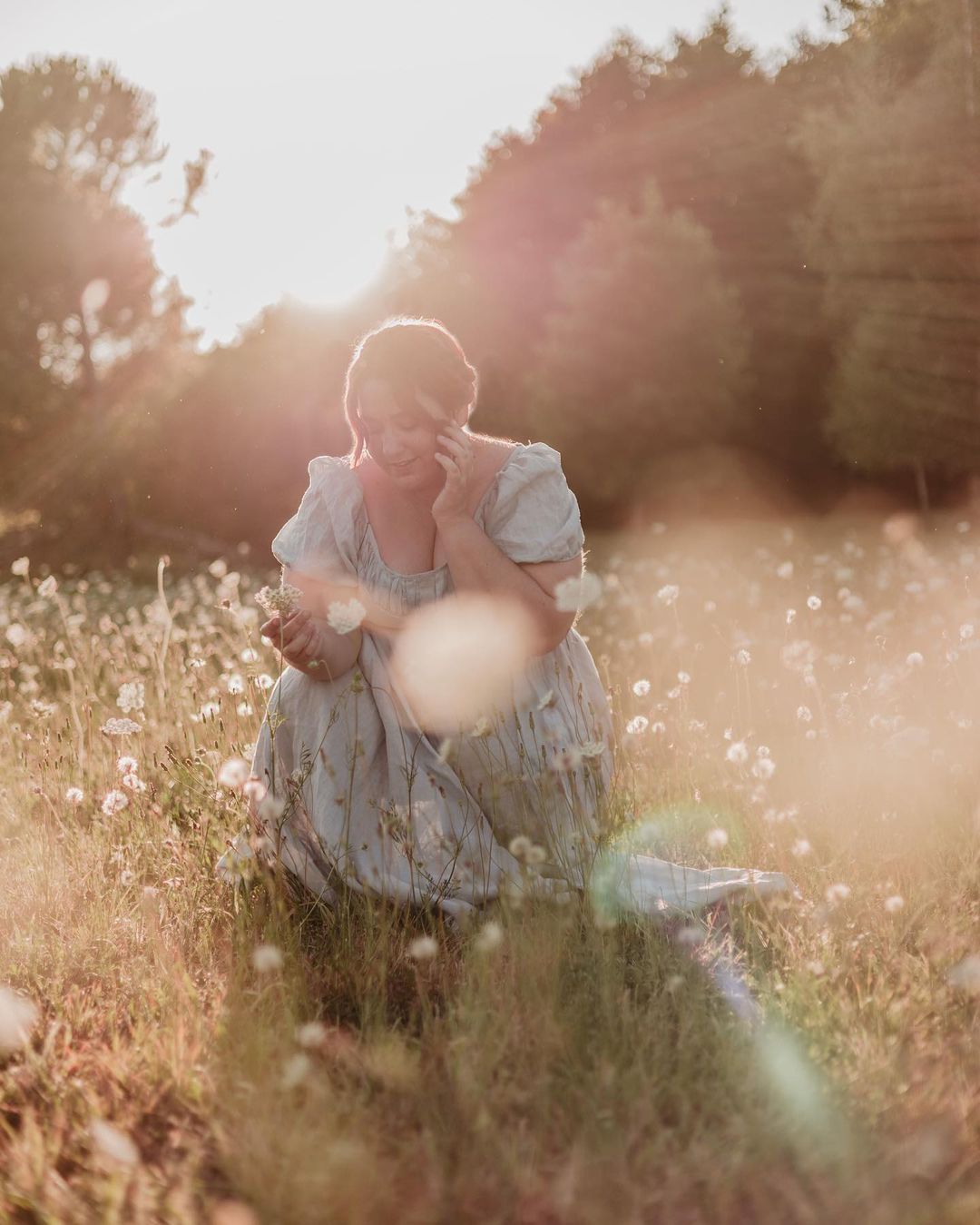 CINDERELLA LINEN DRESS