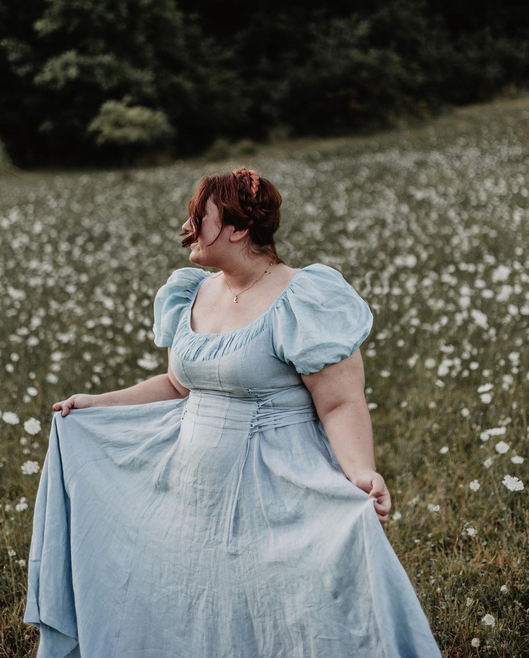 CINDERELLA LINEN DRESS
