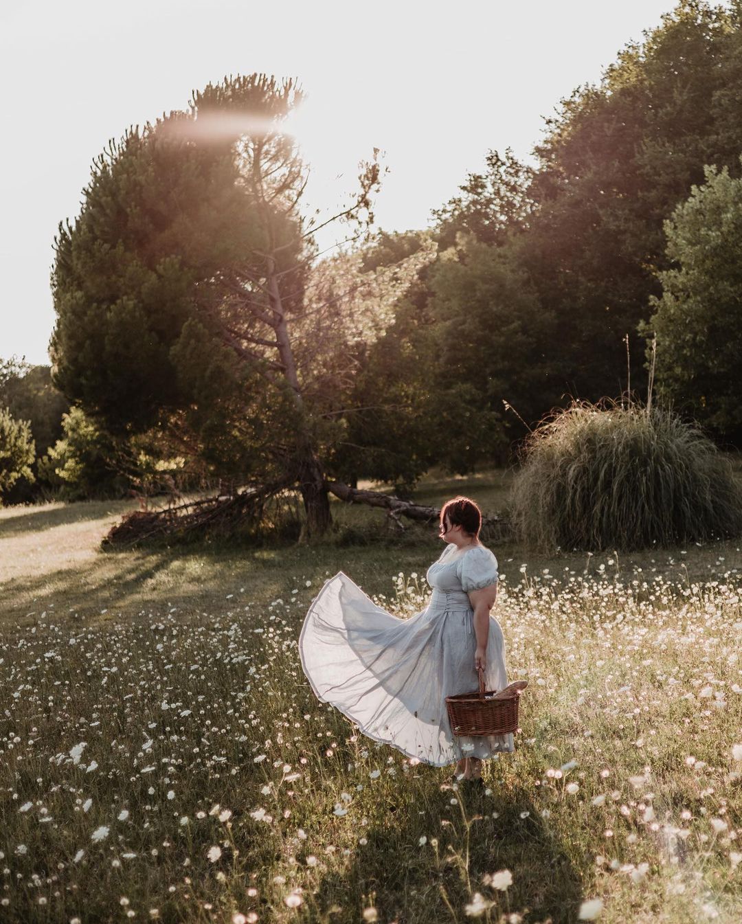 CINDERELLA LINEN DRESS