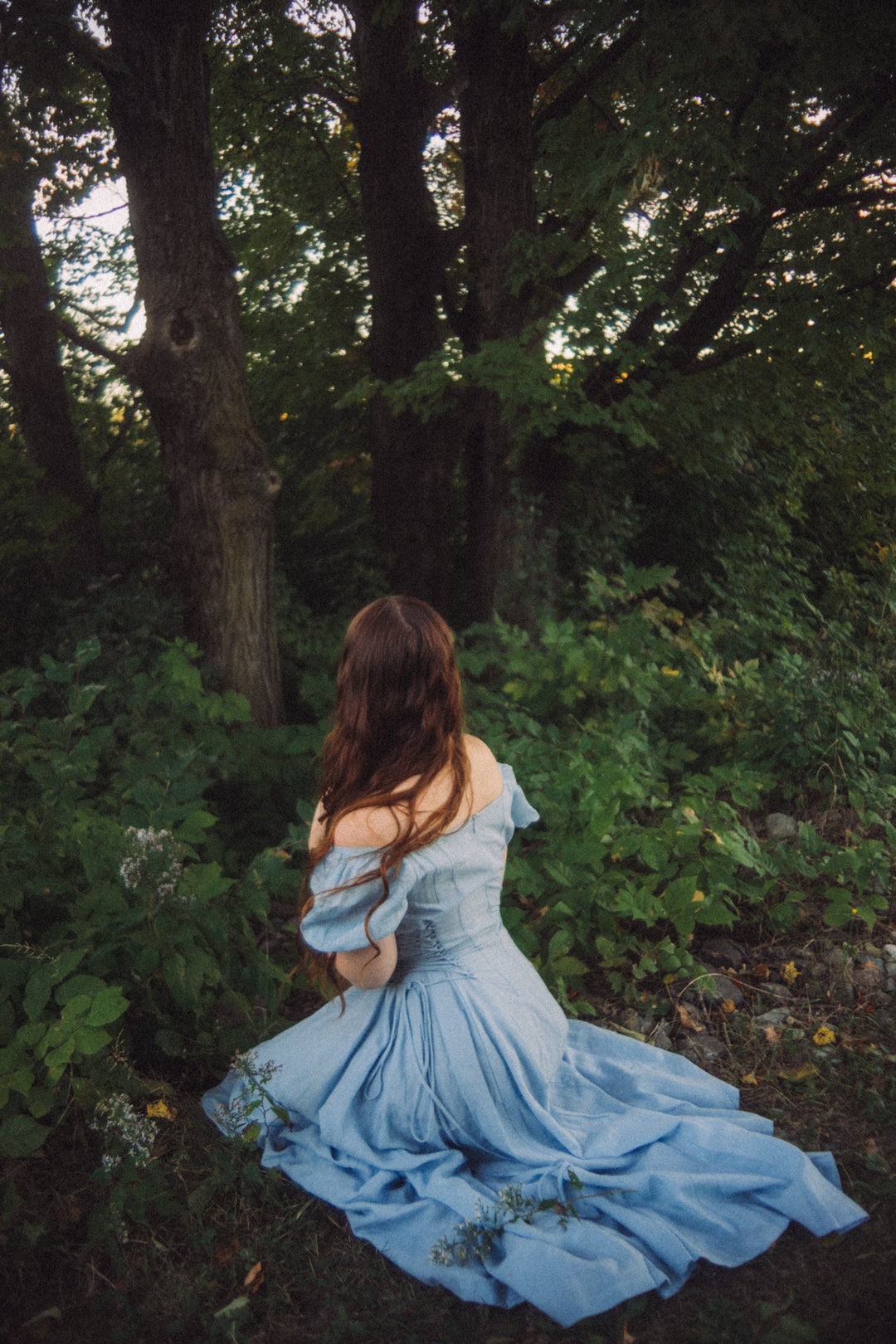 CINDERELLA LINEN DRESS