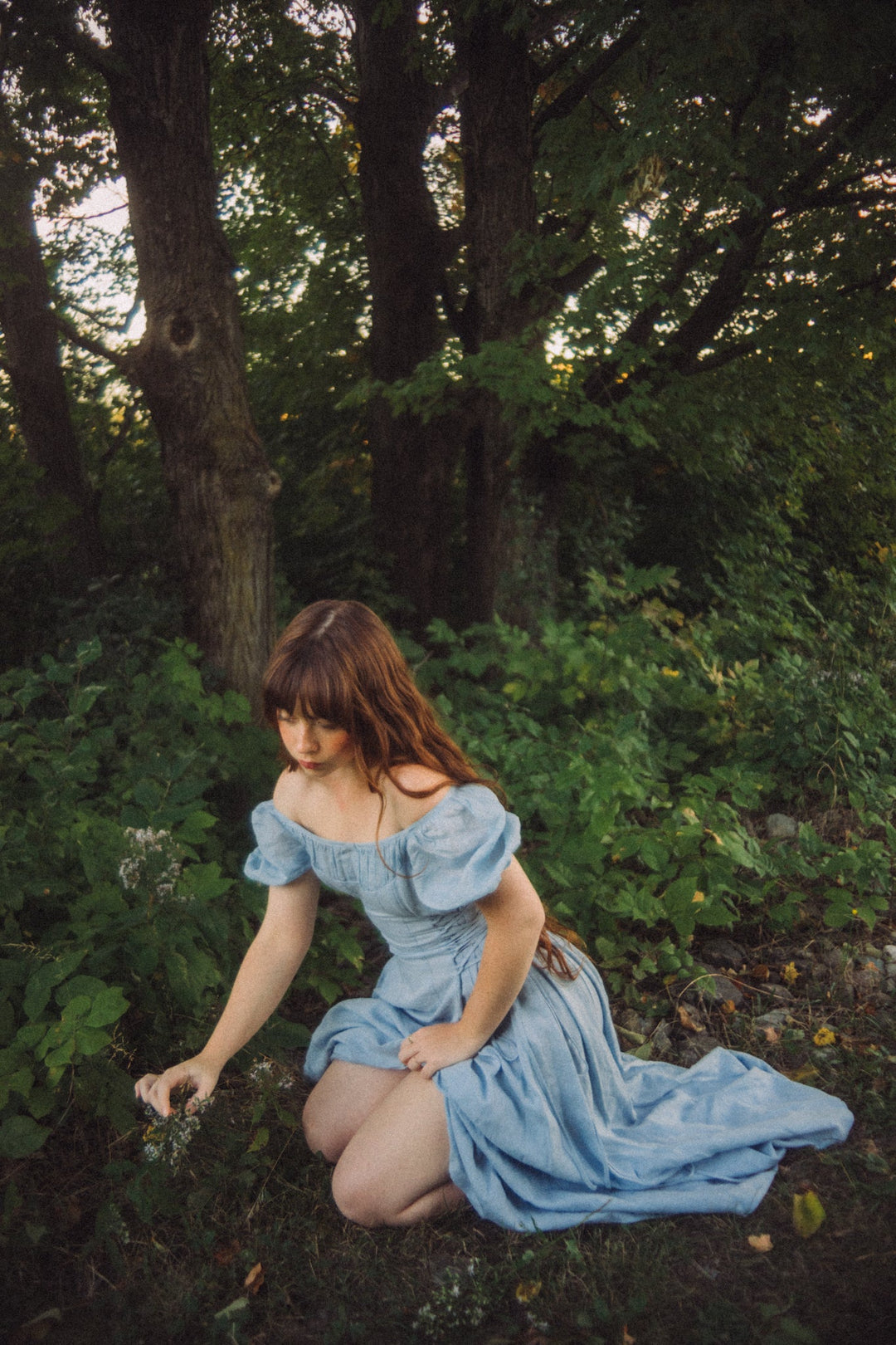 CINDERELLA LINEN DRESS