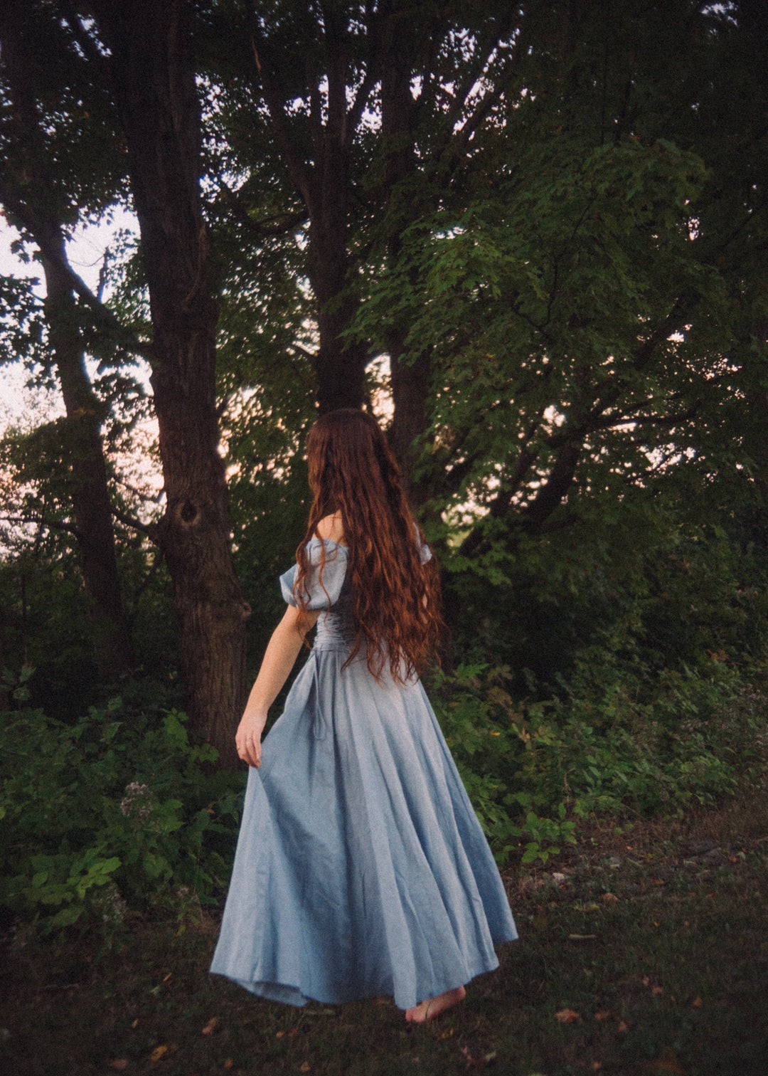 CINDERELLA LINEN DRESS